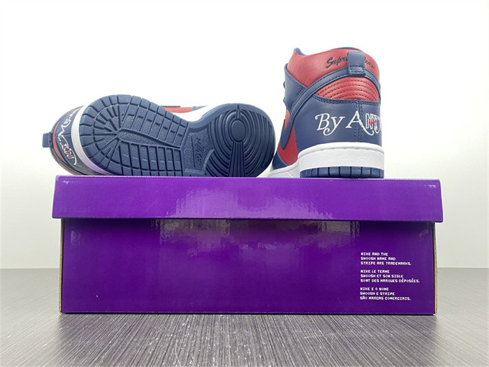 nike sb dunk high S*p*e by any means navy dn3741-600