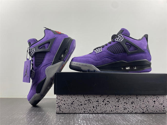 Jordan4 Travis Scott Purple (Friends and Family)  766296 LN4